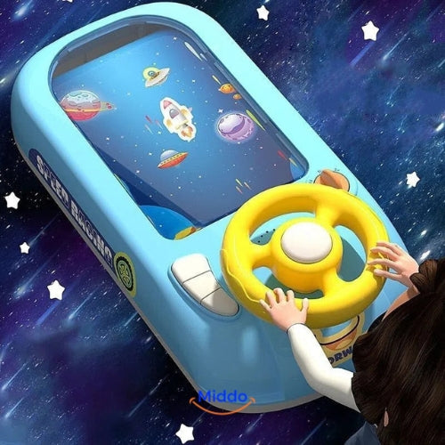 Stuurwiel Game voor Kinderen met SpaceRacer! Keuze uit Ruimteschip of Raceauto Simulatie!