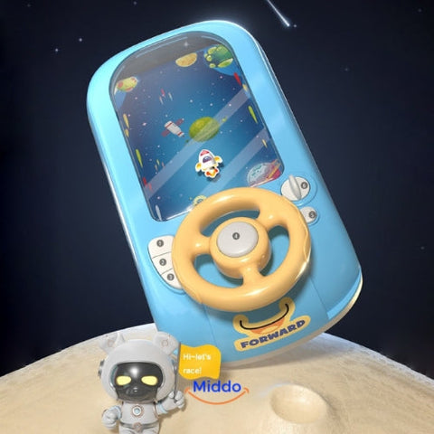 Stuurwiel Game voor Kinderen met SpaceRacer! Keuze uit Ruimteschip of Raceauto Simulatie!