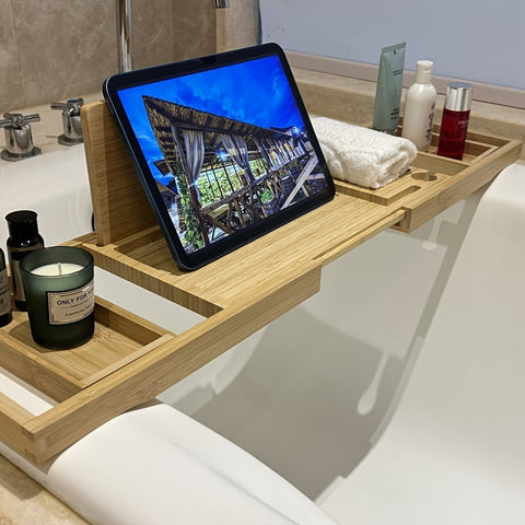 BambooRest - Luxe Bamboe Badplank