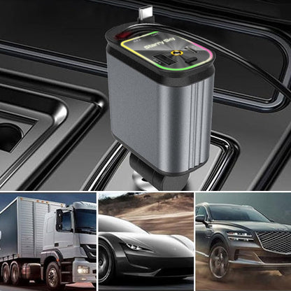 Uittrekbare Kabel Autolader met Sterrenhemel