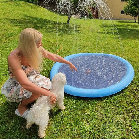 ULEO | Opvouwbare Buitenzwembad en Watersproeimat voor kind of huisdier