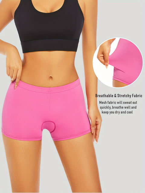 Dames Fiets Onderbroek met 4D Padding – Lichtgewicht en Ademend voor Fietsen en Outdooractiviteiten