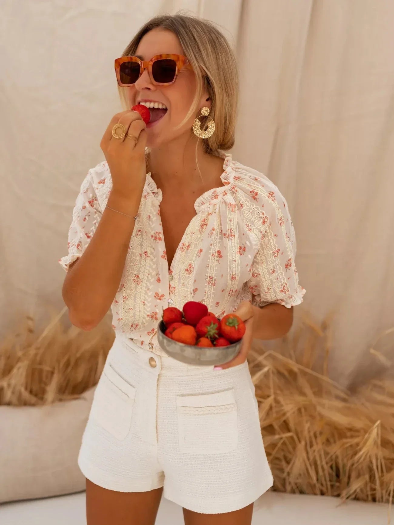 Elina™ — Bloemenblouse met Zomerse Charme