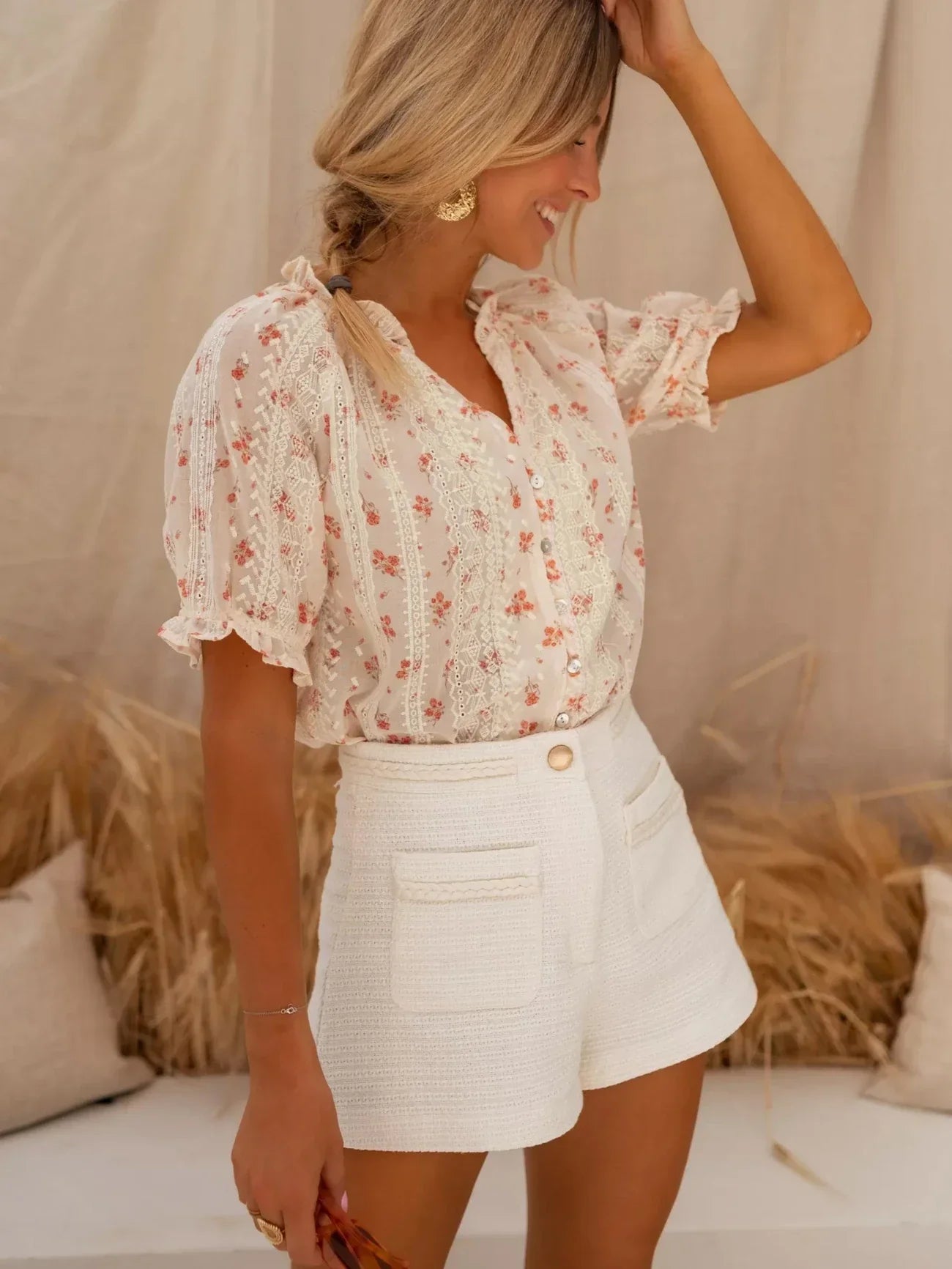 Elina™ — Bloemenblouse met Zomerse Charme