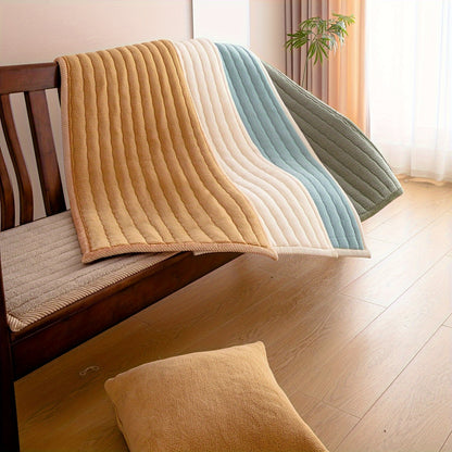 Luxe Dikke Pluche Bankhoes (Wasbaar, Anti-Slip, Huisdiervriendelijk, Bohemian Stijl, Bescherming voor Bank & Meubels)