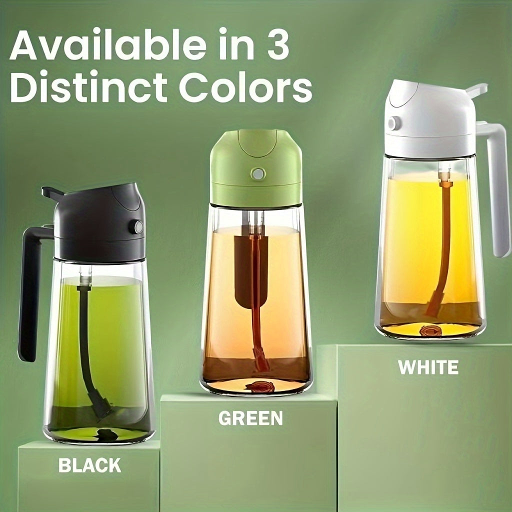 2-in-1 Olie Dispenser en Sprayfles - Precieze Oliecontrole voor Keuken en BBQ