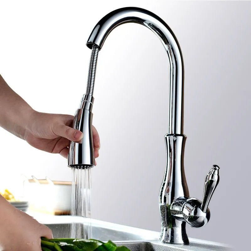 AquaGlide - Uittrekbare moderne keukenkraan