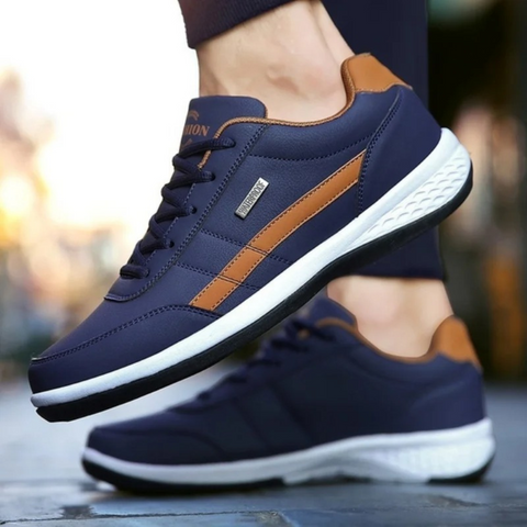Sneakers Heren - Leer en orthopedisch - Renzo
