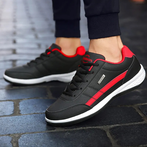 Sneakers Heren - Leer en orthopedisch - Renzo