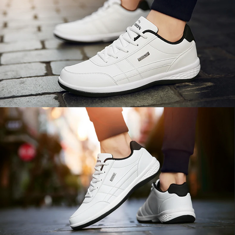 Sneakers Heren - Leer en orthopedisch - Renzo