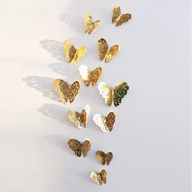 BeautiFly - Elegante 3D vlinder Lente Wanddecoratie